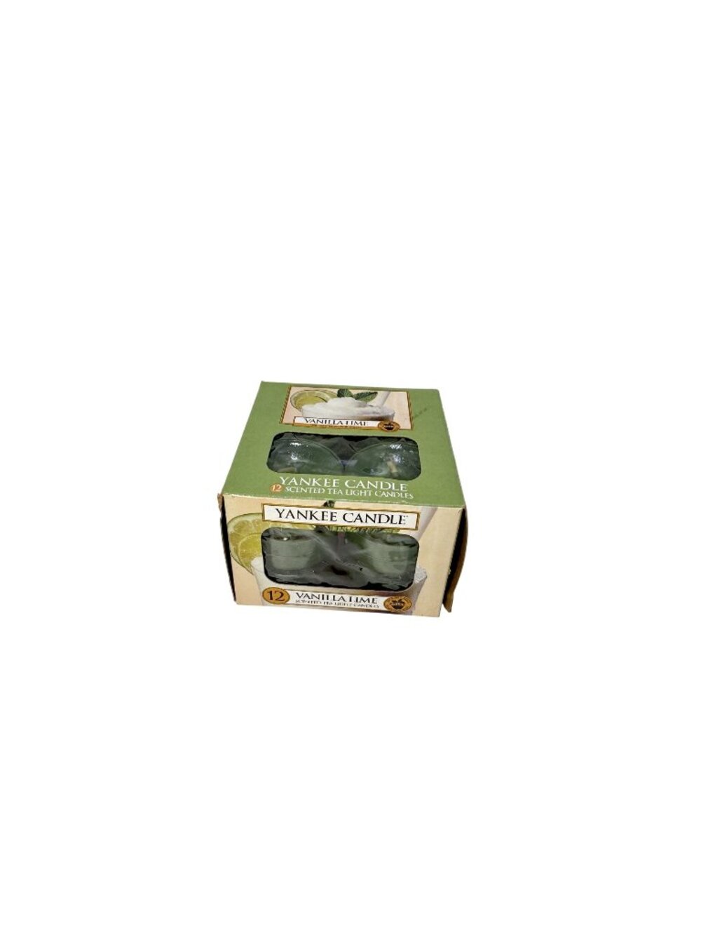 Yankee Candle Meyer Vanilla Lime Tea Light Candles 12 Count Retired